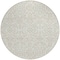 Homeroots 8' Ivory And Beige Round Damask Washable Indoor Outdoor Area Rug 595159 - alternate 2
