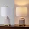 Jonathan Y Cleo 21.5 in. Transitional Glam Square Ginger Jar Ceramic and Metal LED Table Lamp, Red/White JYL3043C - alternate 3