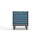 Strong Hold 7 drawer cabinet - (4x 2in, 2x 3in, 1x 4in) - Blue accents - Electronic Lock S3036-PCRAS-0702FS - alternate 1
