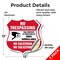 Signmission No Trespassing Sign This Property Is Pro, 12 inch X 12 inch, Vinyl Decal, 2PK SHI-D-2PACK-12-425 - alternate 2