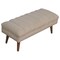 Homeroots 35in Brown Boucle and Solid Wood Upholstered Storage Bench With Cabinet 717482 - alternate 4