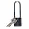 Brady Standard Key Retaining Lockout Aluminum Padlock 3 in Steel Shackle KD Black SDAL-BLK-76ST-KD - alternate 1