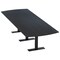 Skutchi Designs 10 Person Conference Table With Power Unit | 10' Arc Rectangle Table | Harmony Series HAR-AREC-48X120-T.BK-U999ST19-NA - alternate 1