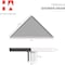Hydroware Triangle Shower Drain, Tile Insert, 8 Inches HYD-0022 - alternate 2