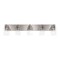 Jonathan Y Irving 36" 5-Light Seeded Glass/Iron Modern Contemporary LED Vanity Light, Nickel JYL7620A - alternate 1