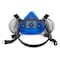 Msa Safety Half Mask Respirator, Advantage 200 LS Series, Bayonet, 2-Piece Neckstrap, Blue, M 815692 - alternate 3
