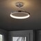 Jonathan Y Owen 17.5 in. Dimmable Integrated LED Metal Semi-Flush Mount, Chrome JYL7016A - alternate 2