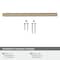 Amerock Bar Pulls 5-1/16 in 128 mm Center-to-Center Golden Champagne Cabinet Pull, 10PK 10BX40517BBZ - alternate 2