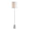 Jonathan Y Lincoln 62.5" Marble/Metal LED Floor Lamp, White/Chrome JYL2061A - alternate 1