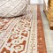 Jonathan Y Sinjuri Medallion Textured Weave Orange/Cream 3 ft. x 5 ft. Indoor/Outdoor Area Rug SMB101F-3 - alternate 3