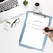 Acrimet 3 Pack Clipboard Letter Size Low Profile Clip & Side Rulers, Durable Plastic, Clear Blue, 3PK 134.2 - alternate 4