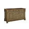 James Martin Vanities Brookfield 60 in. Double Vanity, Honey Oak w/ 3 CM Lime Delight Silestone Top 547-V60D-HNO-3LDL - alternate 3