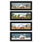 Homeroots Set Of Four Billy Jacobs Four Seasons Collection V Black Frame 2 Black Framed Print Wall Art, 4PK 406180 - alternate 1