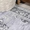 Jonathan Y Bausch Bohemian Distressed Chenille Non-Slip Machine-Washable Gray/White 5 ft. x 8 ft. Area Rug WSH201A-5 - alternate 4