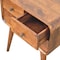 Homeroots 22" Brown Solid Wood Two Drawer Nightstand 701734 - alternate 3