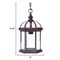 Homeroots Dark Brown Cage Hanging Light 398009 - alternate 2