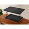 Homeroots 28" Adjustable Black Stainless Steel Standing Desk Converter 397753 - alternate 2