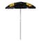 Picnic Time Family Of Brands NCAA Iowa Hawkeyes Outdoor Canopy Sunshade Beach Umbrella 5.5' - Small Patio Umbrella 822-00-179-224-0 - alternate 1