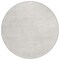 Homeroots 8' Ivory Round Washable Indoor Outdoor Area Rug 598832 - alternate 3