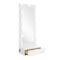 Global Furniture Usa Contemporary Ella White Narrow Tall Mirror With Led And Speaker ELLA-WHITE-NARROW TALL MR W/ LED & SPEAKER - alternate 4