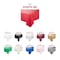 Smarty Had A Party 54 x 108 Red Rectangular Disposable Plastic Tablecloths 96 Tablecloths, 96PK 813270-RD-CASE - alternate 4