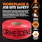 Xpose Safety Crime Scene Do Not Cross Tape Roll, 3 Mil, 3 Inch Wide x 1000 Feet, Red w/Black Letters PCST-RED-3M-1-X - alternate 2