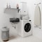 Amgood Stainless Steel Wall Mounted Hand Sink 17 in. x 15 in. with Right Side Splash and Gooseneck Faucet SINK HS-17SS-R-Z - alternate 4