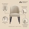 Manhattan Comfort Hillman Dining Chair in Sand - Set of 2 DC087-SD - alternate 3