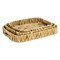 Homeroots Set of Three Natural Water Hyacinth Rectangular Basket Trays 571502 - alternate 3