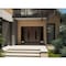 Vdomdoors Front Exterior Prehung Aluminum Double Doors Ronex1277 Brown Mirrored Clear Glass 2 Sidelights RONEX1277DEXD-BRW-W12+72+12xH96-RH-I - alternate 2