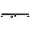Kingston Brass 28-Inch Stainless Steel Linear Shower Drain with Reversible Tile Insert and Flat Grate BSF2820 - alternate 1