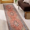 World Rug Gallery Red Vintage Medallion Rug, Washable, Low Pile, 2ft 6in x 6ft Runner WR171RED26X6 - alternate 1
