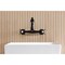 Kingston Brass Double-Handle Wall Mount Bathroom Faucet, Matte Black KS7250BEX - alternate 2