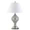 Jonathan Y Louise 27" Mirrored LED Table Lamp, Silver/Chrome JYL4008A - alternate 2