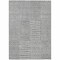 Homeroots 9' X 12' Gray And Ivory Geometric Washable Indoor Outdoor Area Rug 596936 - alternate 3
