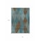 Homeroots 8' X 10' Teal Blue Aqua And Brown Argyle Washable Indoor Outdoor Area Rug 613738 - alternate 2