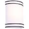 Nuvo Glamour LED Wall Sconce Black Finish 27K/3K/35K/4K/5K CCT Selectable 62/1985 - alternate 3