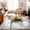 World Rug Gallery Contemporary Modern Abstract Area Rug 12 ft x 15 ft Gold 950GOLD12X15 - alternate 1