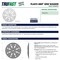 Trufast 1.75 in Plasti-Grip CBW Flat Insulation Washer White Plastic Rigid Foam Board Insulation, 250PK PGCBW-1750-250 - alternate 3