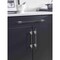 Amerock Urbanite 10-1/16 in 256 mm Center-to-Center Polished Chrome/Brushed Matte Black Cabinet Pull BP77825626BMB - alternate 2