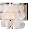 Vaxcel Elsa 4 Light Satin Nickel Capiz Shell Coastal Bathroom Vanity Fixture W0271 - alternate 3