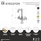 Kingston Brass Two-Handle Single-Hole Bathroom Faucet with Push Pop-Up Drain, Polished Chrome LS6301CG - alternate 2