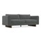 Homeroots 84" Dark Gray Fabric Sofa With Walnut Legs 641132 - alternate 2