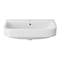 Whitehaus Collection Britannia Rectangular Wall Mount Basin with Single Hole Drill B-DE14 - alternate 2
