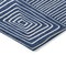 Homeroots 5' X 8' Navy Blue And Ivory Geometric Washable Indoor Outdoor Area Rug 600757 - alternate 2