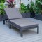 Leisuremod Chelsea Modern Outdoor Chaise Lounge Chair With Blue Cushions CLBL-77BU - alternate 2