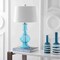 Jonathan Y Genie 28.5" Glass LED Table Lamp, Aqua, 2PK JYL1061A-SET2 - alternate 3
