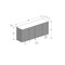 Monarch Specialties Cabinet, 66-in. Wide, Sideboard, Buffet, Dining Room, White Faux Marble, Black Laminate, Contemp I 1225 - alternate 2