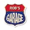 Signmission Rob's Garage, 6 Inch X 6 Inch, Plastic Sign SHI-P-6-383-ROB - alternate 1