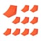 Mytee Products 17.5 inx14.5 inx14.5 in Polyurethane Wheel Chock W/ Mounting Hole for 53 in Tire, 10PK WC-PU-LGx10 - alternate 1